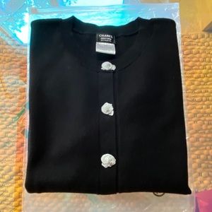 Brand New! CHANEL uniform cardigan wool size M